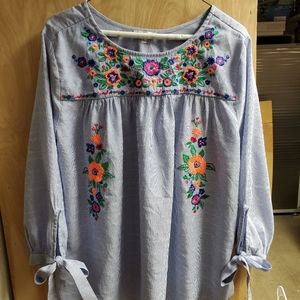 Long sleeve blouse